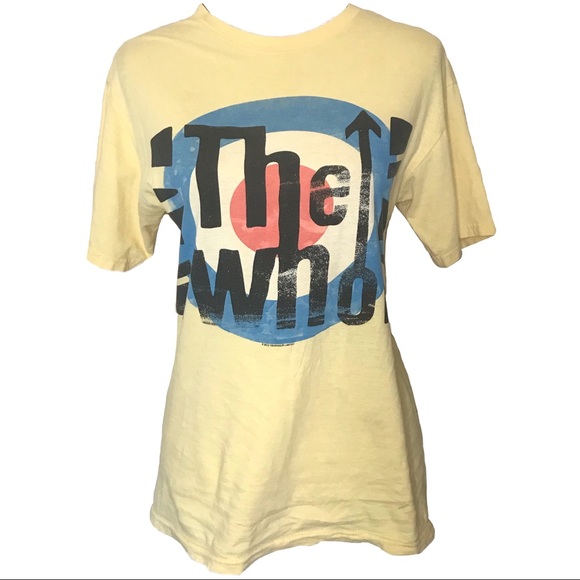 live nation merchandise Tops - 3/$15 The Who graphic band tee yellow size M
